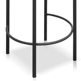 Karimi 65cm Bar Stool - Charcoal Grey SINGLE Bar Stool Freehold-Core