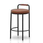 Ex Display - Karimi 65cm Bar Stool - Brown Bar Stool Freehold-Core