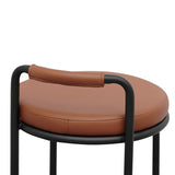 Ex Display - Karimi 65cm Bar Stool - Brown Bar Stool Freehold-Core