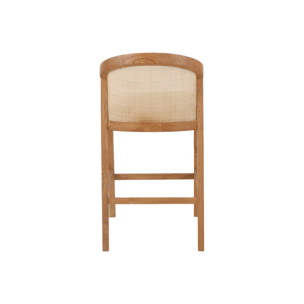 Ex Display - Margie Fabric Barstool - Light Beige Bar Stool LJ-Core