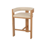 Ex Display - Miles Natural Barstool - Light Beige Bar Stool LJ-Core