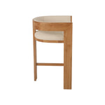 Ex Display - Miles Natural Barstool - Light Beige Bar Stool LJ-Core