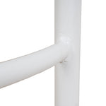 Ex Display - Mclean 65cm White Frame Bar Stool - Clay Grey Bar Stool Freehold-Core