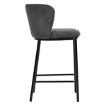 Set of 2 - Flossie 65cm Bar Stool - Charcoal Grey Bar Stool Freehold-Core   