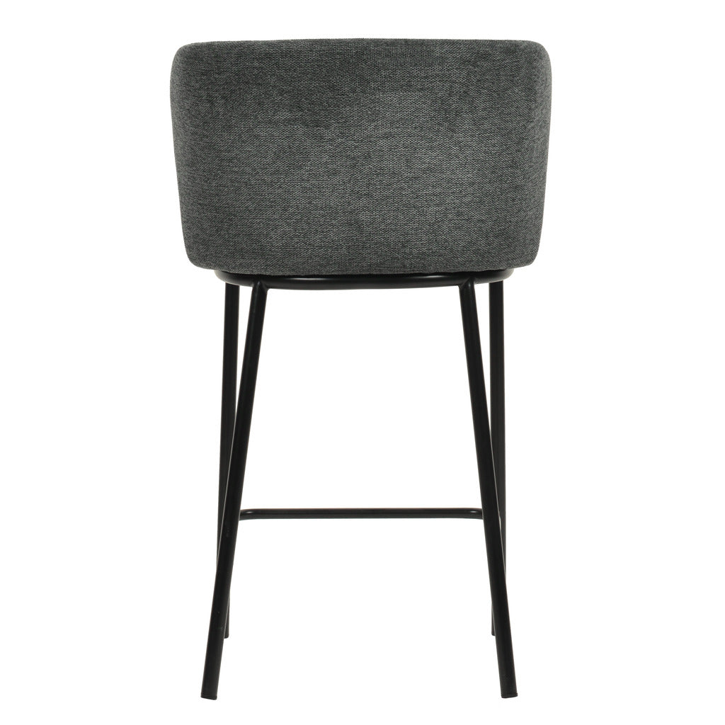 Set of 2 - Flossie 65cm Bar Stool - Charcoal Grey Bar Stool Freehold-Core   