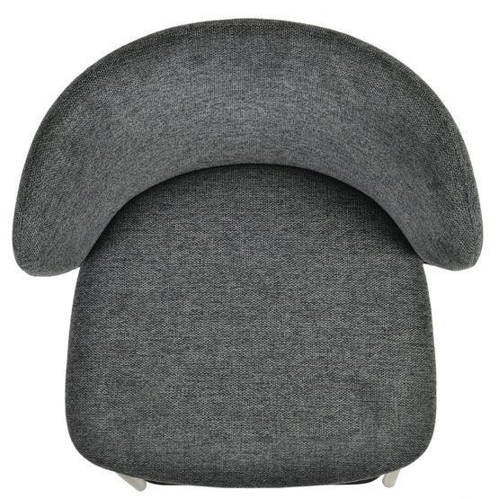 Set of 2 Flossie 65cm Bar Stool Charcoal Grey Interior Secrets