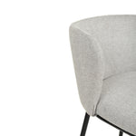 Set of 2 - Flossie 65cm Bar Stool - Coastal Light Grey Bar Stool Freehold-Core   