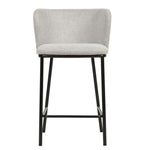 Set of 2 - Flossie 65cm Bar Stool - Coastal Light Grey Bar Stool Freehold-Core   