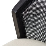 Margie Black Elm Barstool - Dawn Beige Bar Stool LJ-Core