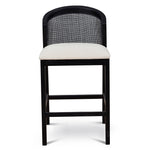 Margie Black Elm Barstool - Dawn Beige Bar Stool LJ-Core