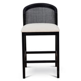 Margie Black Elm Barstool - Dawn Beige Bar Stool LJ-Core