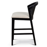 Margie Black Elm Barstool - Dawn Beige Bar Stool LJ-Core