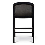 Ex Display - Margie Black Elm Barstool - Light Beige Bar Stool LJ-Core