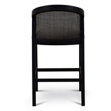 Margie Black Elm Barstool - Dawn Beige Bar Stool LJ-Core