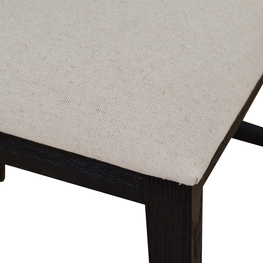 Ex Display - Margie Black Elm Barstool - Light Beige Bar Stool LJ-Core