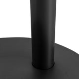 Ex Display - Jovan 68cm Brush Black Bar Stool - Silver Grey Boucle Bar Stool Blue Steel Sofa- Core