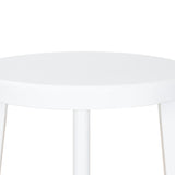 Ex Display - James 65cm Timber Seat Bar Stool - White Bar Stool New Home-Core