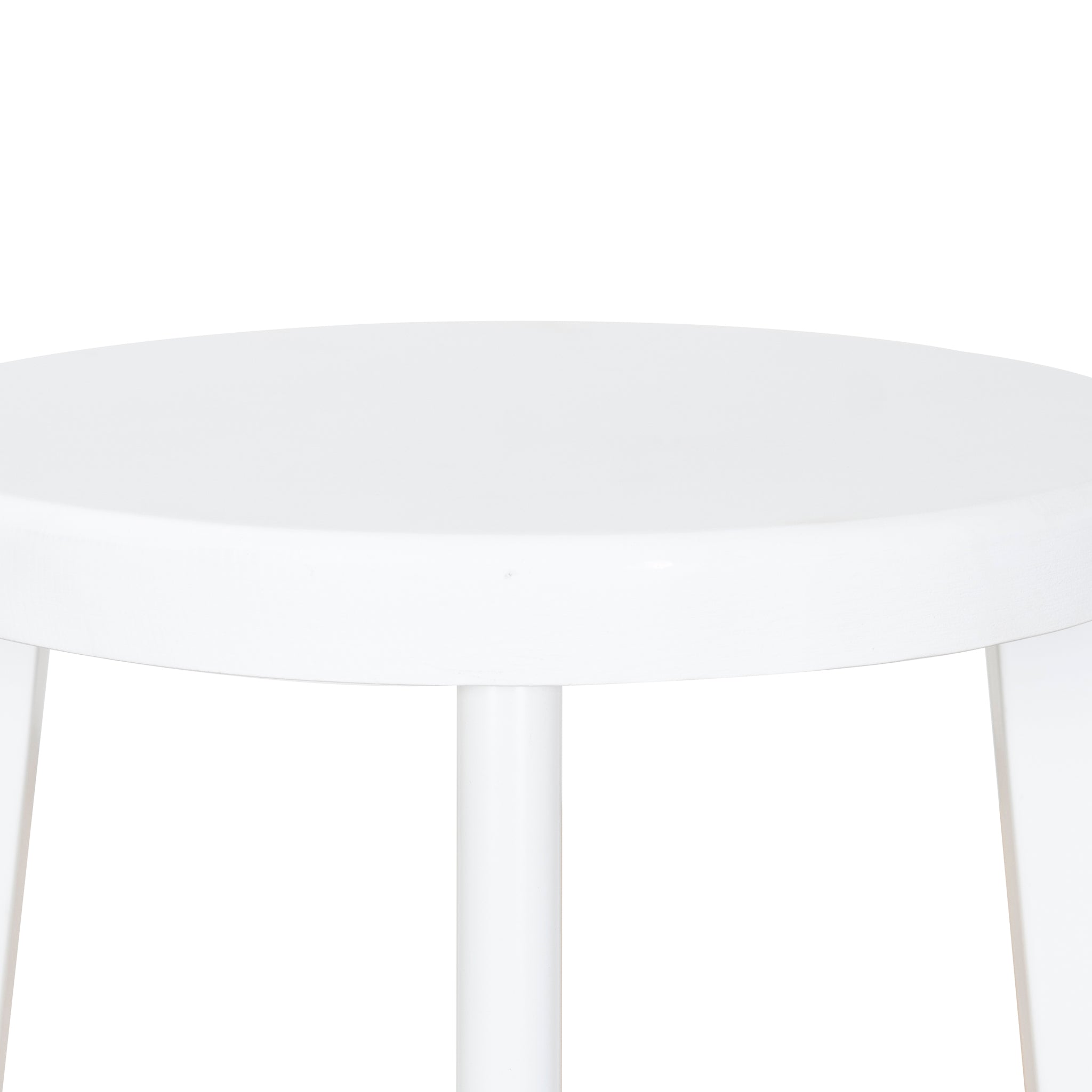 Ex Display - James 65cm Timber Seat Bar Stool - White Bar Stool New Home-Core