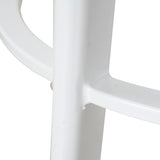 Ex Display - James 65cm Timber Seat Bar Stool - White Bar Stool New Home-Core