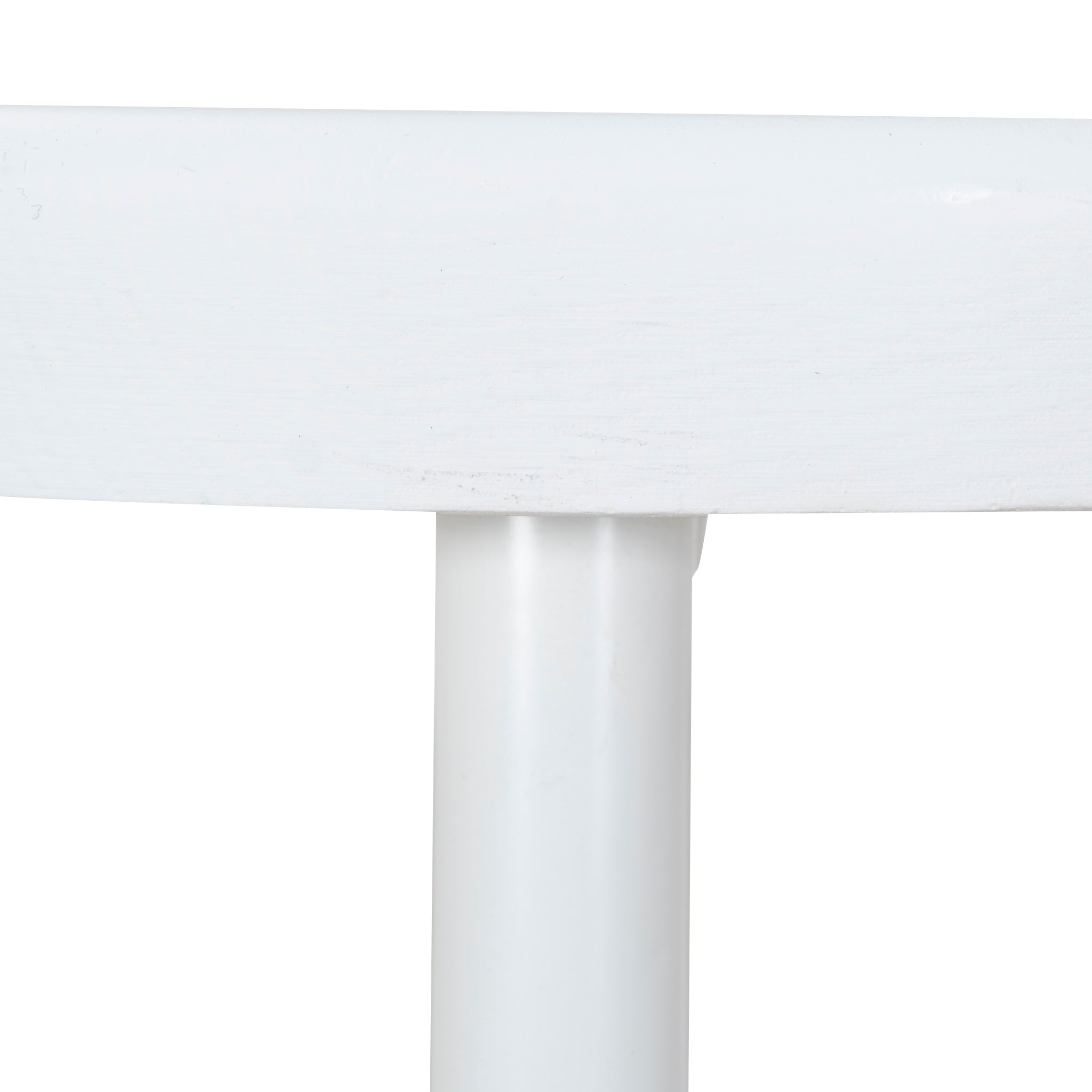 Set of 2 - James 65cm Timber Seat Bar Stool - White Bar Stool New Home-Core