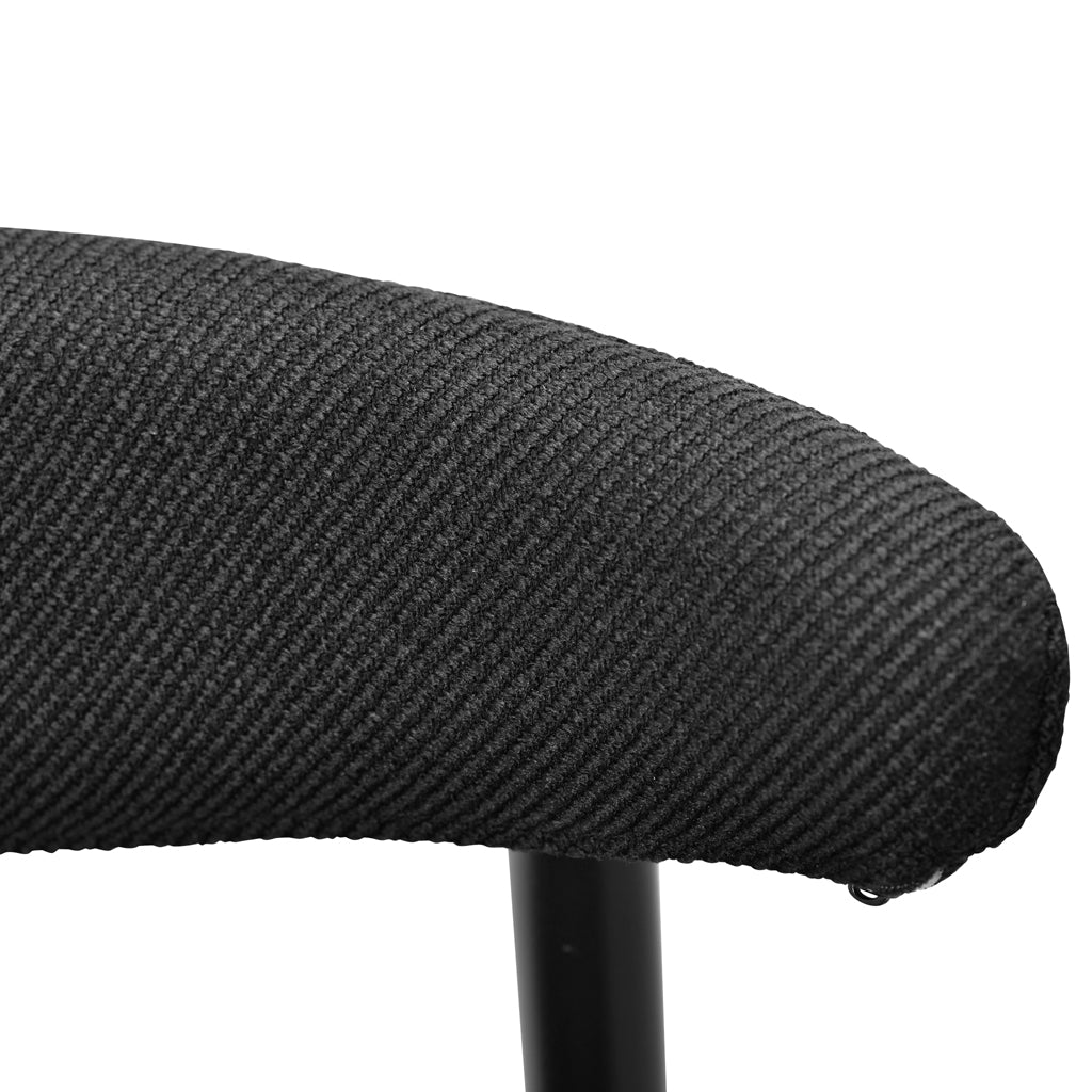 Ex Display - CBS8852-SD 65cm Bar Stool - Full Black Bar Stool Swady-Core