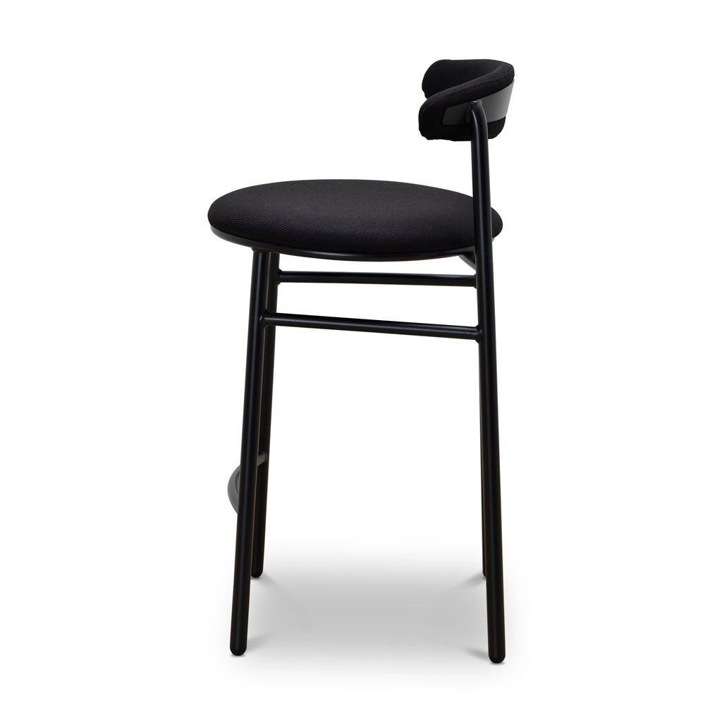 Ex Display - CBS8852-SD 65cm Bar Stool - Full Black Bar Stool Swady-Core