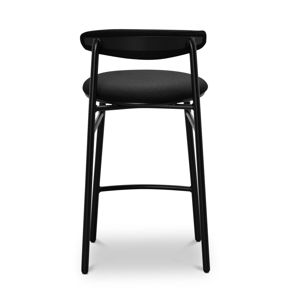 Ex Display - CBS8852-SD 65cm Bar Stool - Full Black Bar Stool Swady-Core