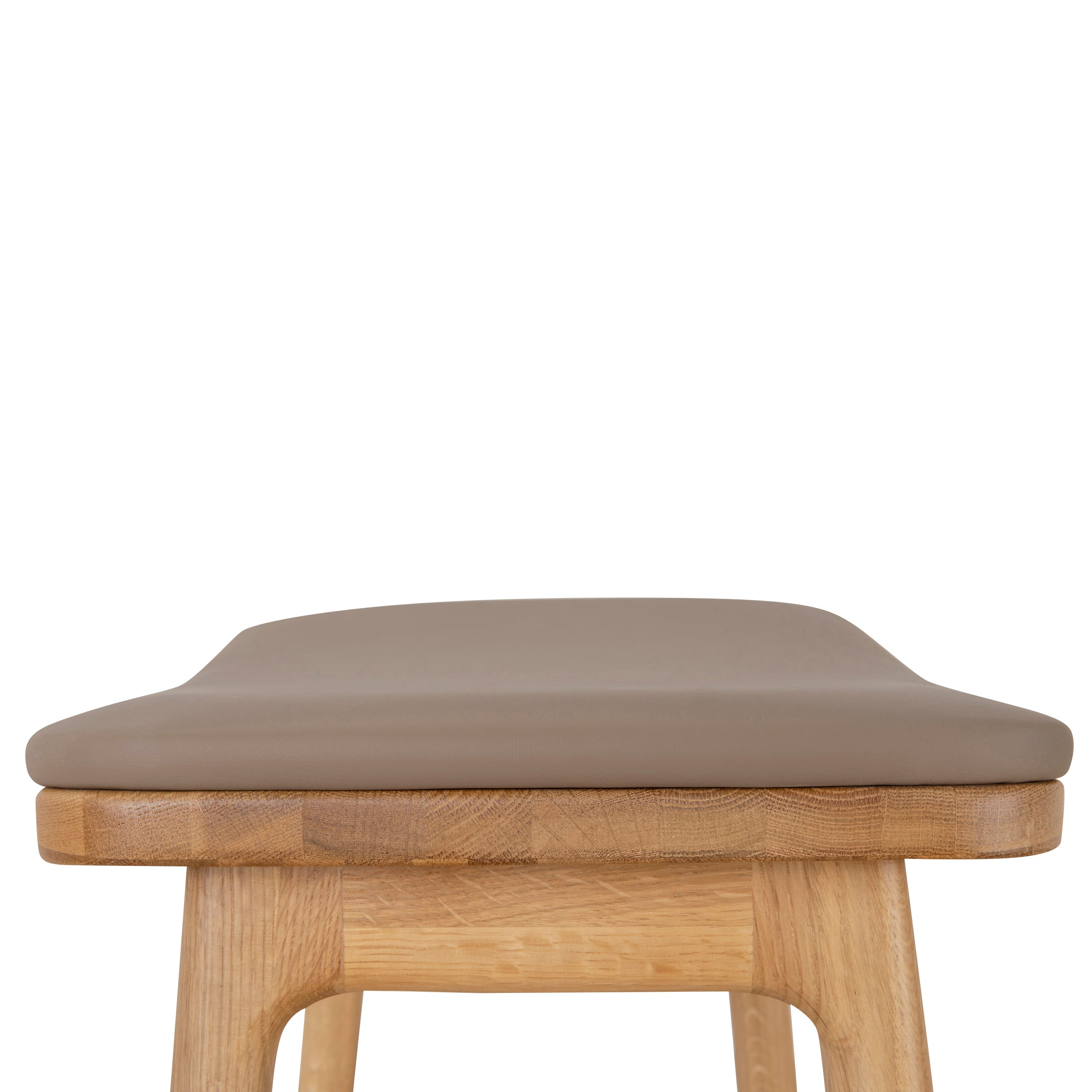 Cyprus 67cm Natural Bar Stool - Mocha Brown | Interior Secrets