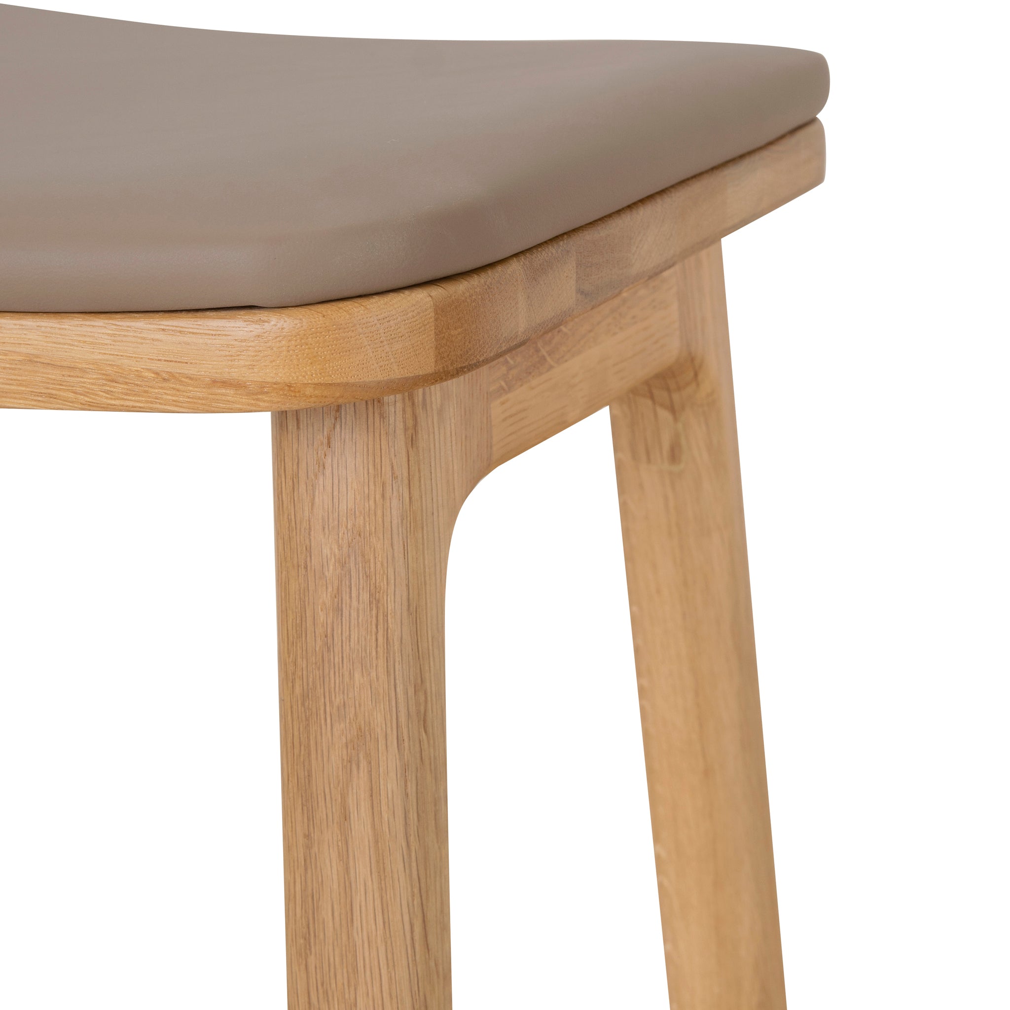 Cyprus 67cm Natural Bar Stool - Mocha Brown | Interior Secrets