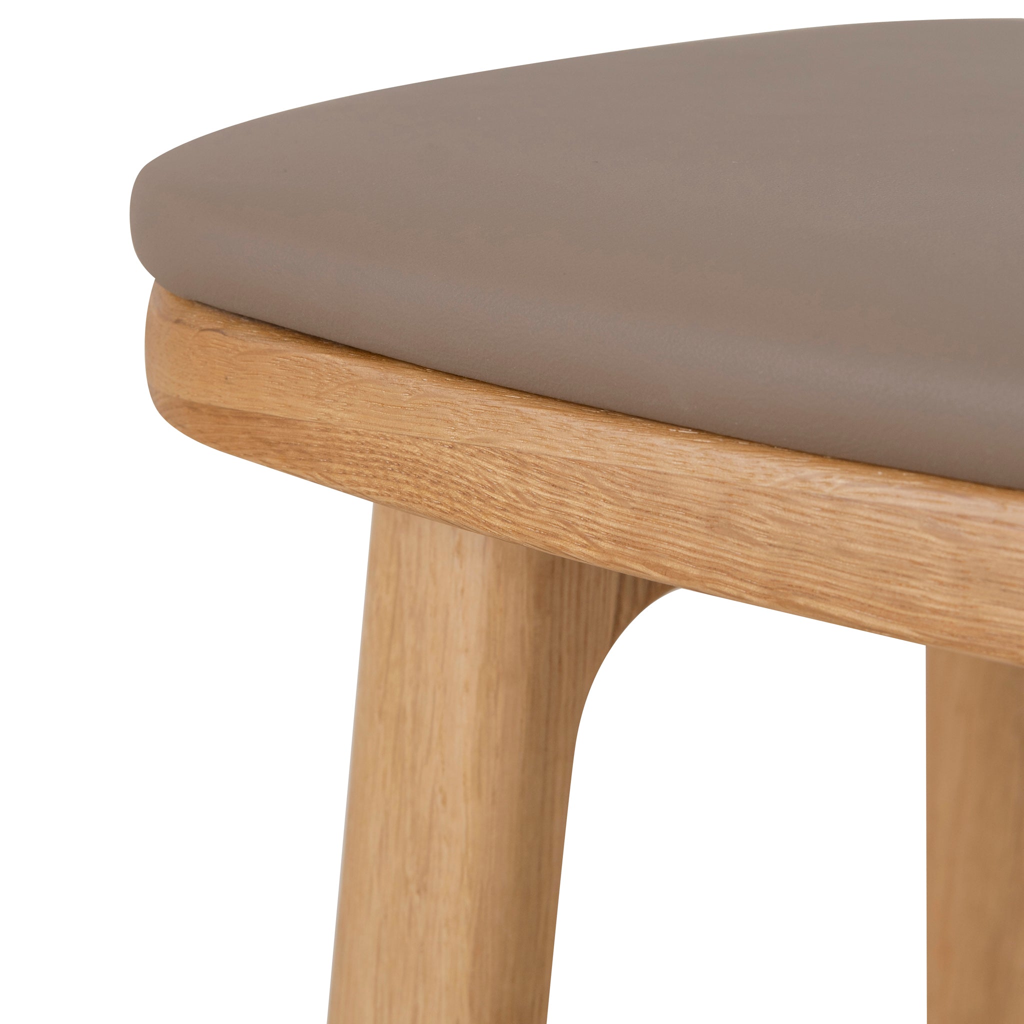 Cyprus 67cm Natural Bar Stool - Mocha Brown | Interior Secrets