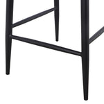 Set of 2 - Perkins 65cm Bar Stool - Anthracite Grey Boucle Bar Stool St Chairs-Core   