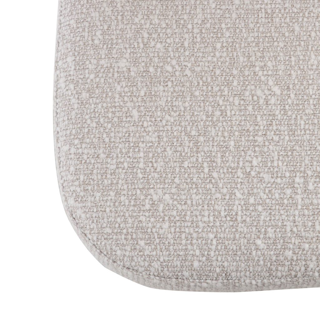 Set of 2 - Perkins 65cm Bar Stool - Pearl Grey Boucle Bar Stool St Chairs-Core   