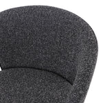 Set of 2 - Abiram 65cm Bar Stool - Anthracite Grey Boucle - Last Set Bar Stool St Chairs-Core