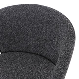 Set of 2 - Abiram 65cm Bar Stool - Anthracite Grey Boucle - Last Set Bar Stool St Chairs-Core