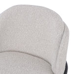 Set of 2 - Abiram 65cm Bar Stool - Pearl Grey Boucle Bar Stool St Chairs-Core