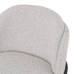 Ex Display - Abiram 65cm Bar Stool - Pearl Grey Boucle Bar Stool St Chairs-Core