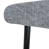 Set of 2 - Oneal 65cm Bar Stool - Lava Grey Bar Stool Swady-Core   