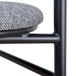 Set of 2 - Oneal 65cm Bar Stool - Lava Grey Bar Stool Swady-Core   