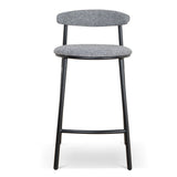 Set of 2 - Oneal 65cm Bar Stool - Lava Grey Bar Stool Swady-Core   