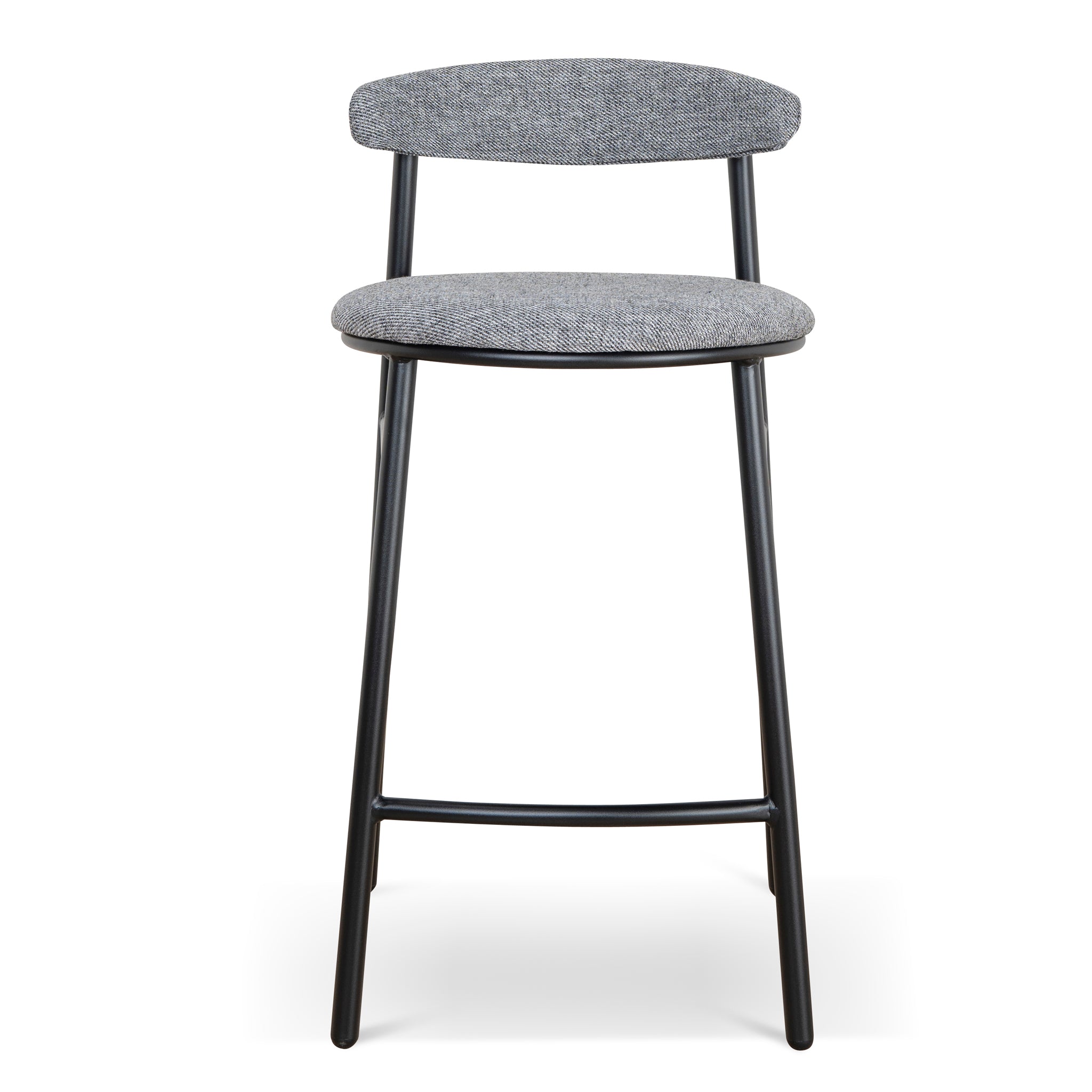 Set of 2 - Oneal 65cm Bar Stool - Lava Grey Bar Stool Swady-Core   