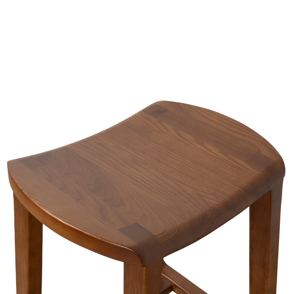 Judy 62cm Bar Stool - Walnut Bar Stool M-Sun-Core