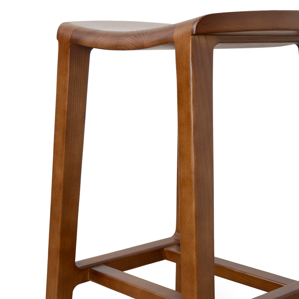 Ex Display - Judy 62cm Bar Stool - Walnut Bar Stool M-Sun-Core