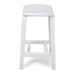 Ex Display - Judy 62cm Bar Stool - White Bar Stool M-Sun-Core
