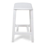 Ex Display - Judy 62cm Bar Stool - White Bar Stool M-Sun-Core