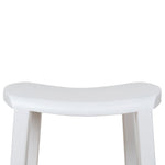 Ex Display - Judy 62cm Bar Stool - White Bar Stool M-Sun-Core