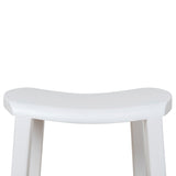 Ex Display - Judy 62cm Bar Stool - White Bar Stool M-Sun-Core
