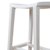 Ex Display - Judy 62cm Bar Stool - White Bar Stool M-Sun-Core