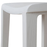Ex Display - Judy 62cm Bar Stool - White Bar Stool M-Sun-Core