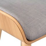Finn Bar stool - Light Grey - Natural Interior Secrets
