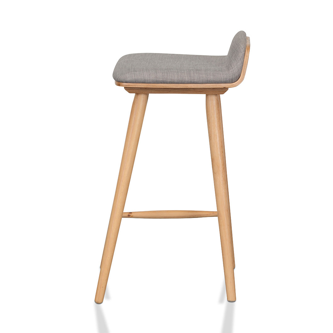 Finn Bar stool - Light Grey - Natural Interior Secrets